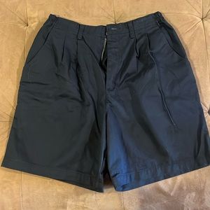 Navy Dress Shorts- knee length